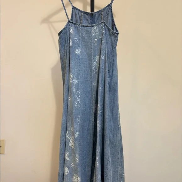 Free People EUC versatile denim maxi dress - Picture 6 of 8